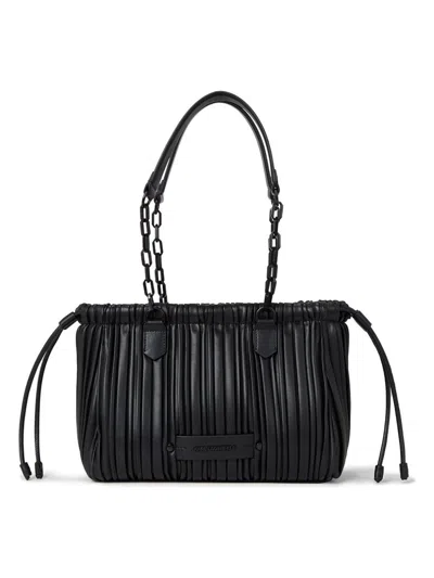 Karl Lagerfeld Small K/kushion Tote Bag In Black