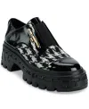 Karl Lagerfeld Paris Lakely Lug Sole Loafer In Black,white