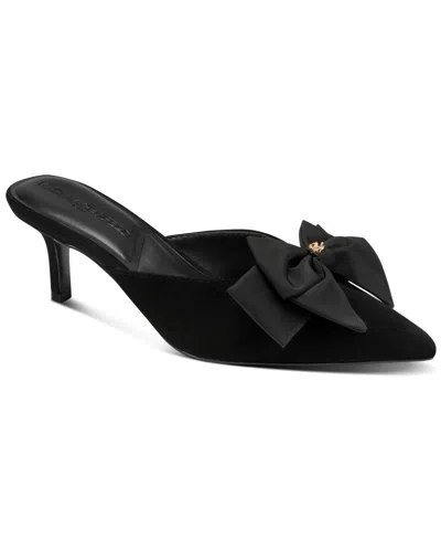 Karl Lagerfeld Paris Lantern Pointed Toe Mule In Black