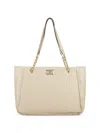KARL LAGERFELD WOMEN'S LEATHER CHAIN TOTE