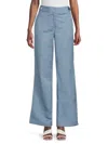 Karl Lagerfeld Women's Mid-rise Wide-leg Pants