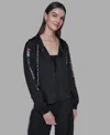 Karl Lagerfeld Women's Logo Detail Jacket In Black