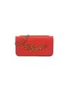 Karl Lagerfeld Women's Logo Leather Shoulder Bag In Burnt Orange