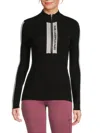Karl Lagerfeld Women's Logo Tape Pullover Jacket In Black