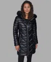 Karl Lagerfeld Women's Long Puffer Coat In Black