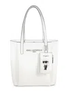 Karl Lagerfeld Women's Louise Leather Tote Bag In White