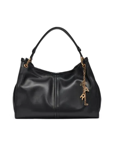 Karl Lagerfeld Women's Luciene Medium Leather Tote In Black