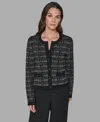 Karl Lagerfeld Women's Gifting Karl Logo Cardigan In Black