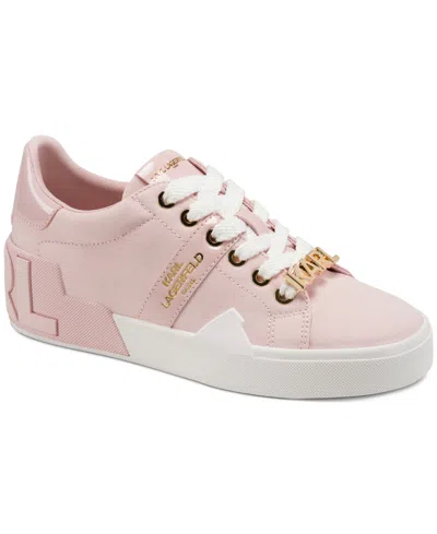 Karl Lagerfeld Paris Mablyn Low Top Sneaker In Pink