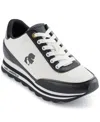 Karl Lagerfeld Maico Lace-up Sneaker In Black,bright White