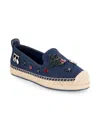 Karl Lagerfeld Women's Malvie Logo Embellished Espadrilles
