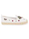 Karl Lagerfeld Women's Malvie Logo Embellished Espadrilles In Teaberry