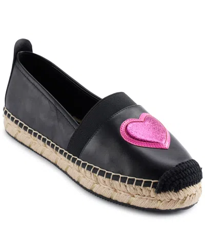 KARL LAGERFELD WOMEN'S MANIKA HEART PATCH ESPADRILLE FLATS