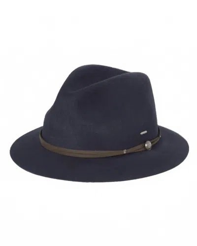 Karl Lagerfeld Women's Matilda Wool Felt Hat In Navy In Blue