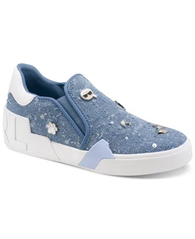 Karl Lagerfeld Paris Maude Slip-on Sneaker In Blue