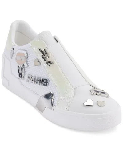 Karl Lagerfeld Women's Mavise Slip-on Sneakers In White