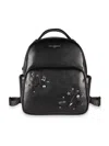 Karl Lagerfeld Maybelle Backpack In Black Dark Gunmetal