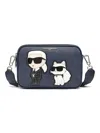 Karl Lagerfeld Women's Maybelle Karl & Choupette Crossbody Bag In Blue