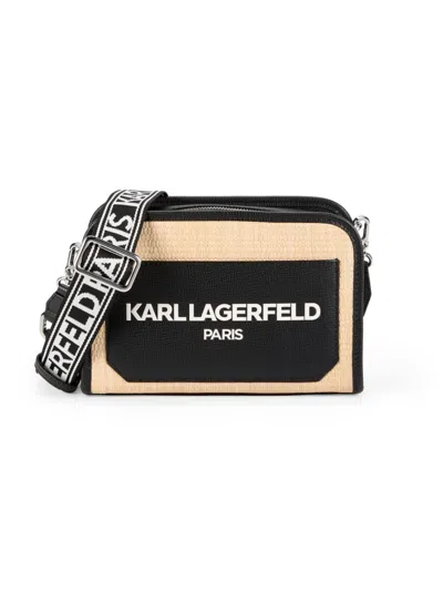 Karl Lagerfeld Women's Maybelle Logo Crossbody Bag In Black