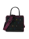 Karl Lagerfeld Maybelle Satchel In Black Multi
