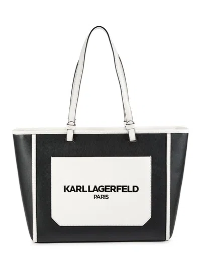 Karl Lagerfeld Women's Maybelle Logo Tote In Black