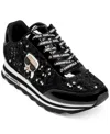Karl Lagerfeld Women's Meade Lace-up Sneakers In Black