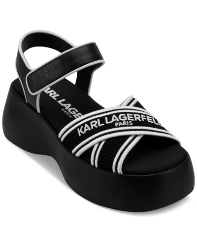 Karl Lagerfeld Women's Meddi Sandals In Black