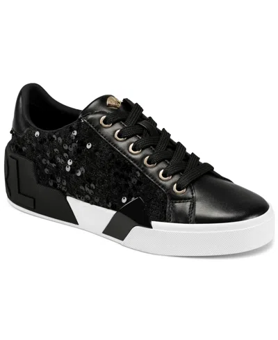 Karl Lagerfeld Women's Melora Lace-up Sneakers In Black