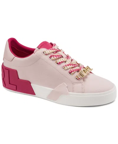 Karl Lagerfeld Paris Melora Lace-up Sneaker In Pink