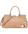 Karl Lagerfeld Women's Meribelle Large Satchel Bag In Brown