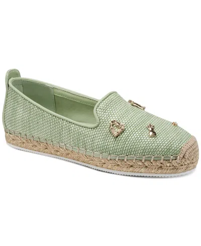 Karl Lagerfeld Women's Michaela Atelier Espadrilles Flats In Green