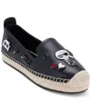 Karl Lagerfeld Michaela Espadrille Flat In Black