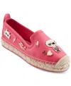 Karl Lagerfeld Michaela Espadrille Flat In Teaberry