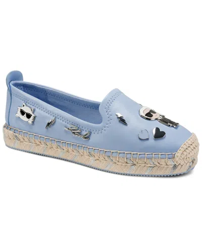 Karl Lagerfeld Women's Michaela Espadrilles In Blue