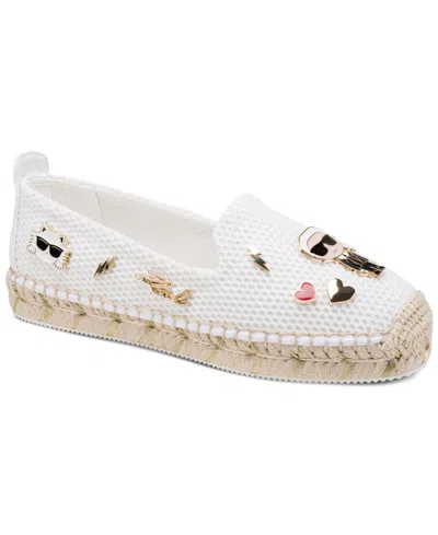 Karl Lagerfeld Women's Michaela Espadrilles In White