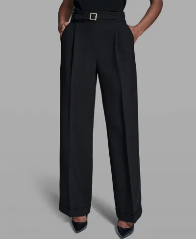 Karl Lagerfeld Women's Mid-rise Pants In Black