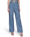 Karl Lagerfeld Women's Mid-rise Wide-leg Pants