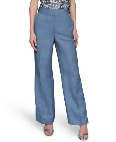 Karl Lagerfeld Women's Mid-rise Wide-leg Pants