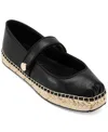 Shop Karl Lagerfeld Women's Mikai Espadrille Flats In Black