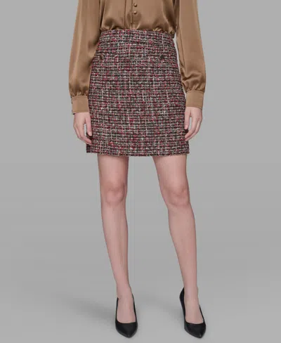 Karl Lagerfeld Women's Mini Skirt In Multi
