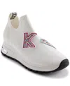 Karl Lagerfeld Mirren Slip-on Wedge Sneaker In Bright White