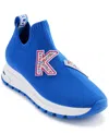 Karl Lagerfeld Mirren Slip-on Wedge Sneaker In Electric Indigo