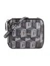 Karl Lagerfeld Women's Monogram Cube Crossbody Bag In Black Logo