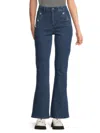 Karl Lagerfeld Women's Nautical Bootcut Jeans In Blue