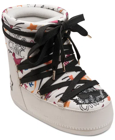 Karl Lagerfeld Women's Pavan Ikonic Moon Boots In Multi