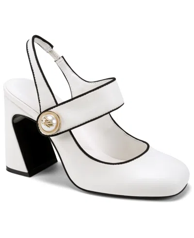 Karl Lagerfeld Women's Piermont Slip-on Pumps In White