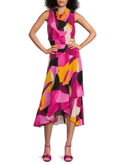 Karl Lagerfeld Women's Printed Midi-dress