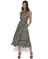 Karl Lagerfeld Women's Printed Sleeveless Dress