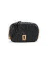 KARL LAGERFELD WOMEN'S QUILTED LEATHER CROSSBODY BAG