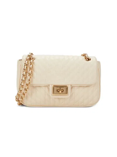 Karl Lagerfeld Women's Quilted Leather Shoulder Bag In Brown